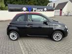 Fiat 500 1200 Benzine Cabrio! Showroom Staat!, Stof, 4 cilinders, Cabriolet, Zwart