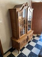 Oude vitrinekast, Huis en Inrichting, Kasten | Vitrinekasten, Ophalen, Gebruikt, 100 tot 150 cm, 150 tot 200 cm