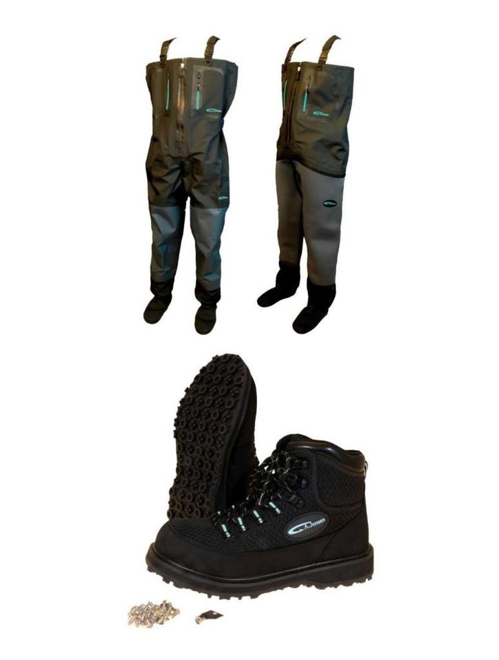 A.Jensen All Year Wading Combo, E10 Flyfishing, Watersport en Boten, Hengelsport | Vliegvissen, Nieuw, Complete set, Verzenden