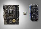 ASUS H97M-E + Intel i5 moederbordset met Gtx 460, Computers en Software, Moederborden, Gebruikt, DDR3, Ophalen of Verzenden, Micro-ATX
