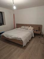 Tweepersoons bed, Huis en Inrichting, Ophalen of Verzenden, Zo goed als nieuw, Tweepersoons, Hout