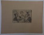 James ensor handgetekende ETS, Antiek en Kunst, Kunst | Etsen en Gravures, Ophalen of Verzenden