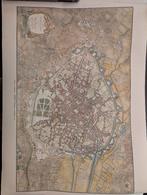 Poster Kaart van de topografische kaart van Brussel, Antiek en Kunst, Ophalen of Verzenden, Aardrijkskunde