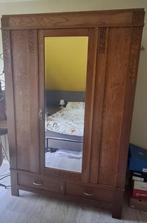 Antieke kleerkast, Huis en Inrichting, Kasten | Kleerkasten, Ophalen, 100 tot 150 cm, Zo goed als nieuw, Met hangruimte