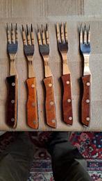 5 steakvorken, Huis en Inrichting, Keuken | Bestek, Ophalen