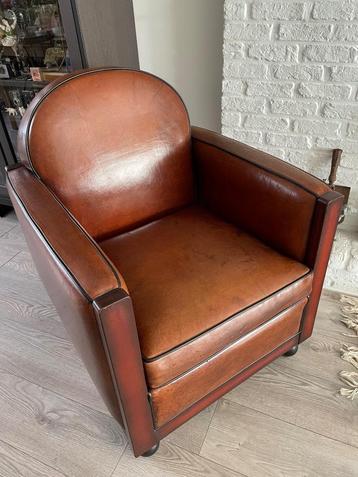 Schaapslederen "Art deco" zetel, Enlèvement