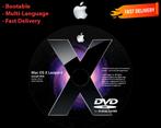 Installez OS X Leopard 10.5.6 via DVD, Intel PowerMac G4 G5, Informatique & Logiciels, Systèmes d'exploitation, MacOS, Envoi, Neuf
