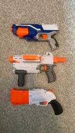 3 fusils Nerf avec balles, Comme neuf, Enlèvement ou Envoi
