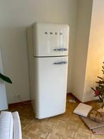 Prachtige Smeg ijskast/vriezer te koop - Wit/Crème, Elektronische apparatuur, Koelkasten en IJskasten, Ophalen, Gebruikt, Met aparte vriezer