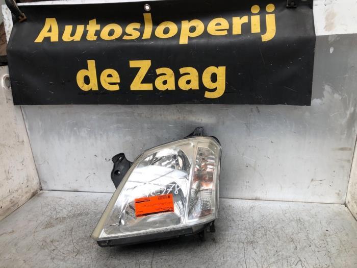 Phare gauche d'un Opel Meriva, Autos : Pièces & Accessoires, Éclairage, Opel, Utilisé, 3 mois de garantie, Enlèvement ou Envoi