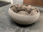 Curver Cozy Pet Bed - Crème - diameter 50 cm kattenmand, Dieren en Toebehoren, Ophalen, Zo goed als nieuw