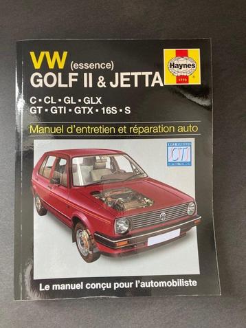 Manuel entretien « VW GOLF II & JETTA (essence) » par HAYNES