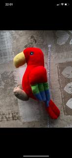 Knuffel papegaai, Kinderen en Baby's, Speelgoed | Knuffels en Pluche, Ophalen, Zo goed als nieuw