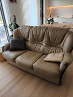 Salon, Huis en Inrichting, Zetels | Zetels, 150 tot 200 cm, Rechte bank, Gebruikt, Leer