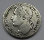 Belgique 5 francs, 1848 Leopold, Envoi, Argent, Belgique