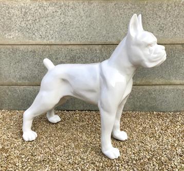 Beeld boxer H 90cm X L 110cm, Tuin en Terras, Ophalen, Nieuw, Overige materialen, Dierenbeeld