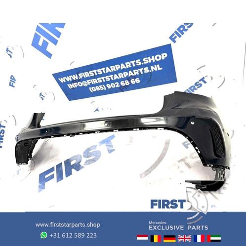 W156 X156 GLA AMG LINE ACHTERBUMPER A1568852425 ZWART WIT GR, Auto-onderdelen, Carrosserie, Bumper, Mercedes-Benz, Achter, Gebruikt