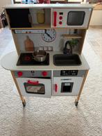 Speelkeuken + toebehoren, Ophalen, Gebruikt, Hout, Speelkeuken