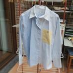 Blouse nieuw blauw streep front pocket geel Scapa mt 34 (40), Kleding | Dames, Maat 38/40 (M), Scapa, Blauw, Nieuw