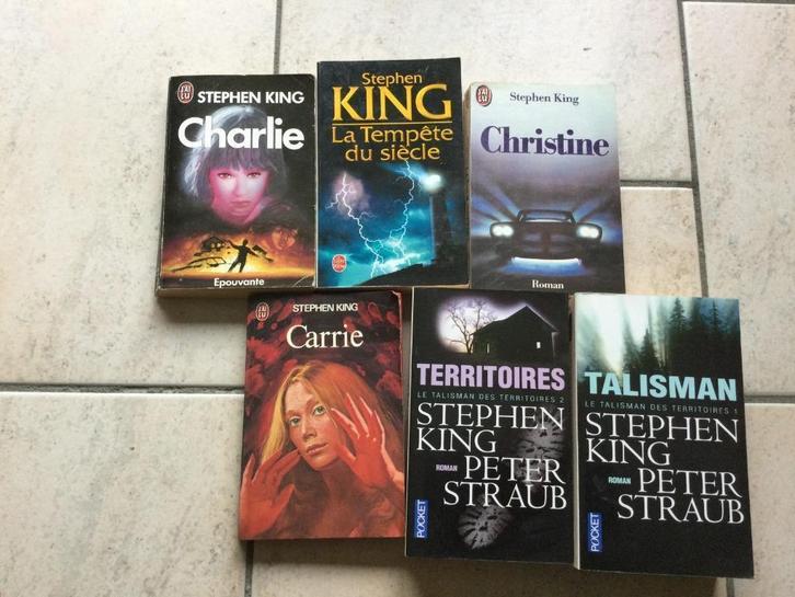 2 ROMANS „STEPHEN KING-P.STRAUB” POCKET-R.LAFFONT+4 DIE IK H, Antiek en Kunst, Antiek | Boeken en Manuscripten, Ophalen of Verzenden