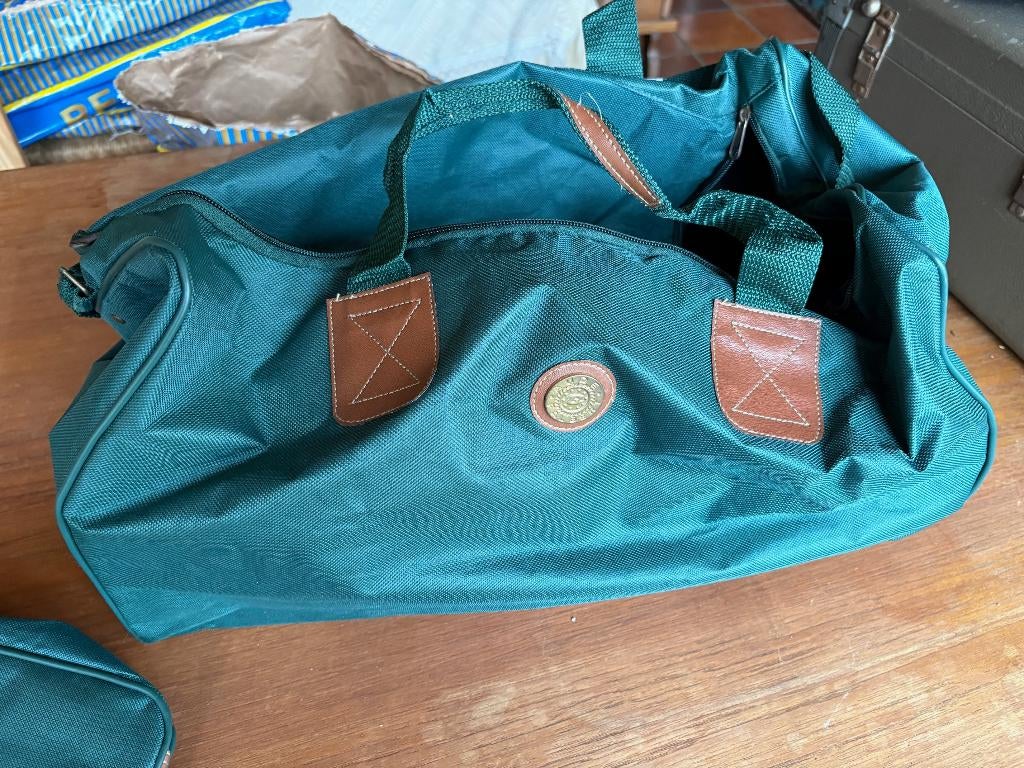 Rugzak AUDE FALBERT, Handtassen en Accessoires, Tassen | Reistassen en Weekendtassen, Zo goed als nieuw, Groen, Ophalen