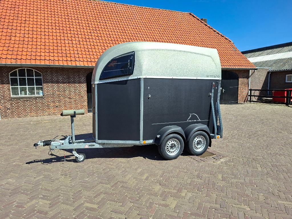 Bockmann  Champion Uno 100 c      1,5 paardstrailer, Dieren en Toebehoren, Ophalen, Zo goed als nieuw, Aluminium, 1½-paards trailer