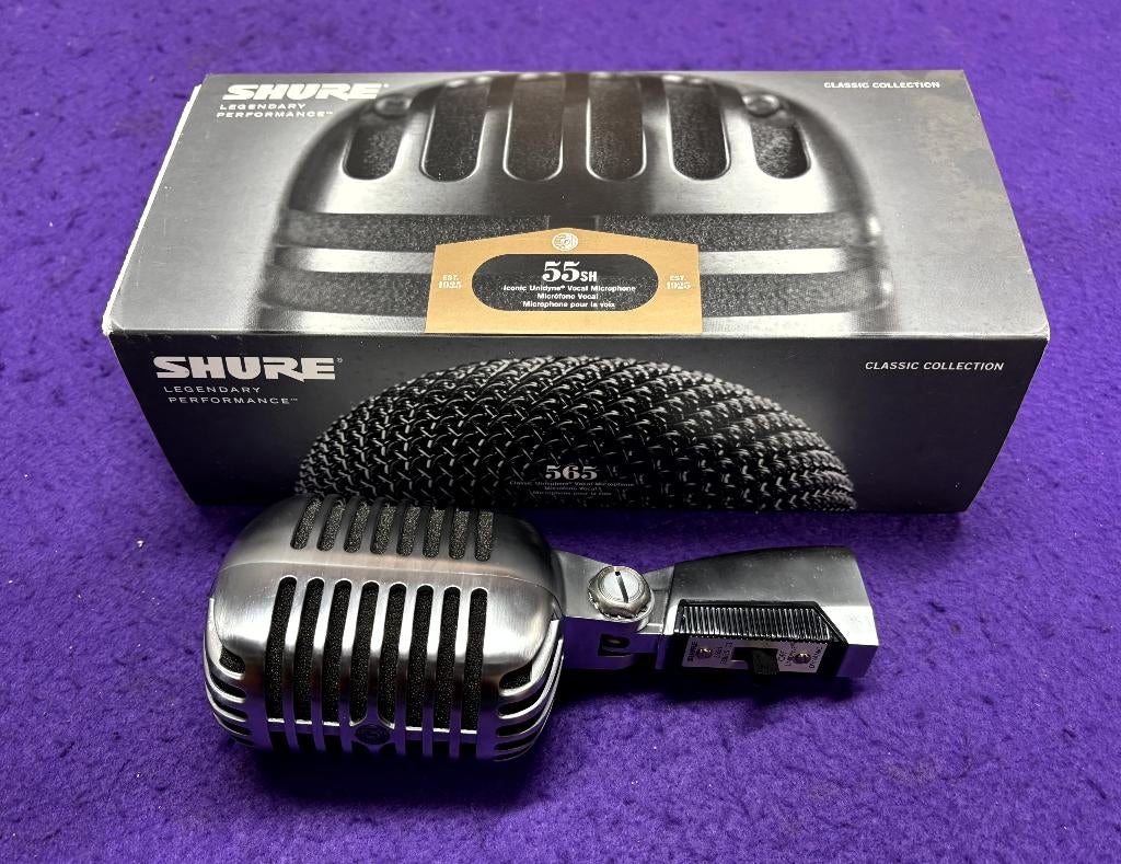 Microfoon SHURE 55SH, Musique & Instruments, Microphones, Comme neuf, Micro chant, Enlèvement