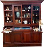 teak Buffetkast Vitrinekast Apothekerskast, Huis en Inrichting, 200 cm of meer, Glas, Nieuw, Uniek Teak