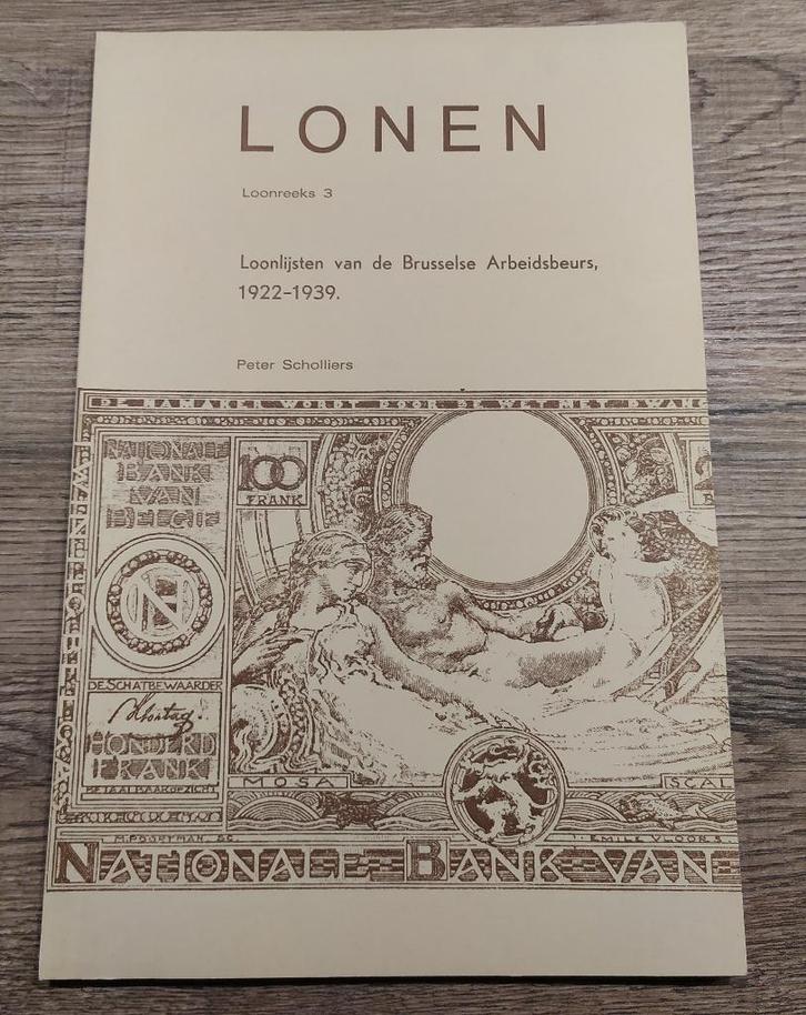 Loonlijsten van de Brusselse Arbeidsbeurs 1922-1939 (1979), Boeken, Geschiedenis | Stad en Regio, Ophalen of Verzenden