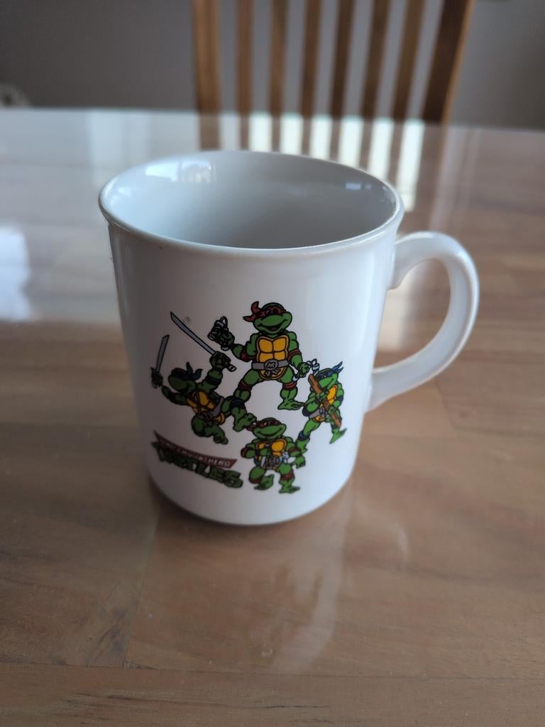 Teenage mutant Hero turtles mok v 1990, Collections, Personnages de BD, Enlèvement