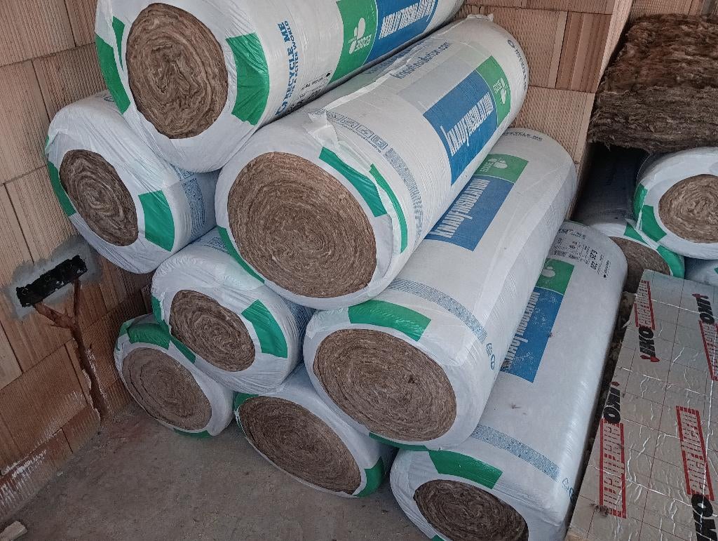 Glaswol Knauf Multifit 035 ( 22 cm dik), Bricolage & Construction, Isolation & Étanchéité, Enlèvement, 12 cm ou plus, Neuf, 15 m² ou plus