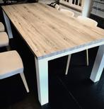 YORK mooi landelijke tafel in nieuwstaat /KRASVRIJ, Huis en Inrichting, Tafels | Eettafels, Ophalen, Zo goed als nieuw, Rechthoekig