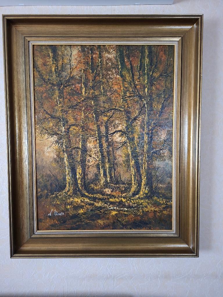 prachtig groot schilderij, Antiek en Kunst, Kunst | Schilderijen | Klassiek, Ophalen