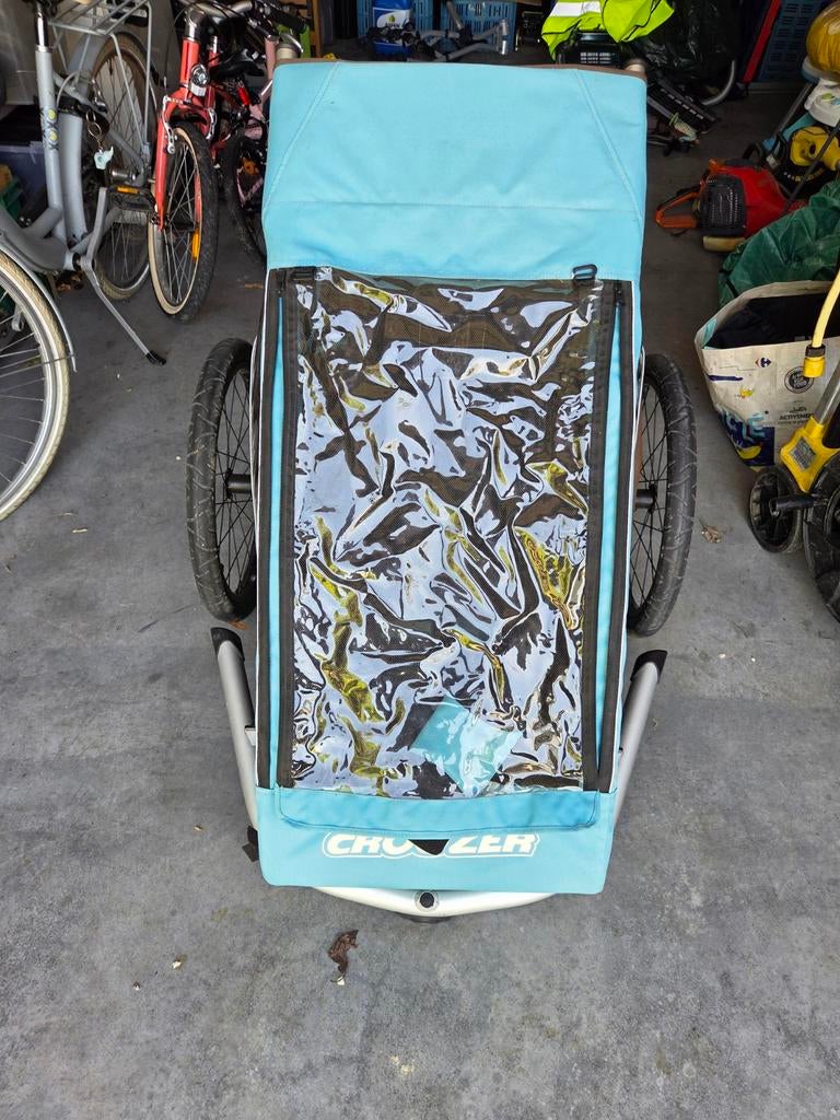 Croozer fietskar met vering voor 1 kind, Ophalen