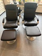 Lederen relaxen nieuw, Huis en Inrichting, Ophalen, Zo goed als nieuw