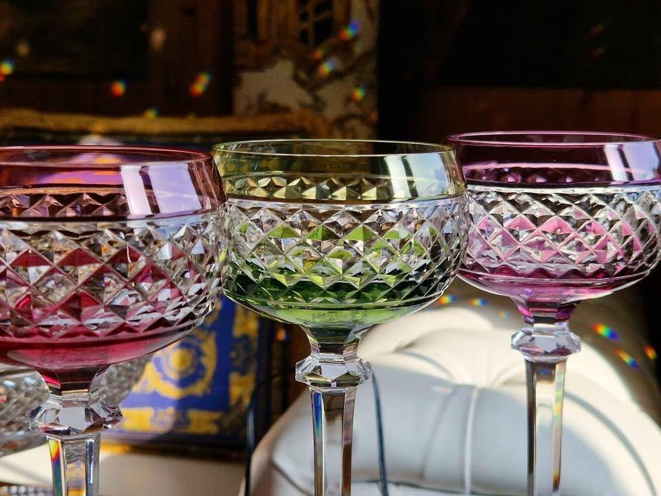 Val saint-Lambert Berncastel taille fantaisie, Antiquités & Art, Antiquités | Verre & Cristal, Enlèvement ou Envoi