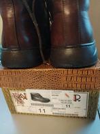 bottines/veterboots - leder - Alexander maat 11/ heren, Vêtements | Hommes, Chaussures, Enlèvement ou Envoi, Comme neuf, Brun