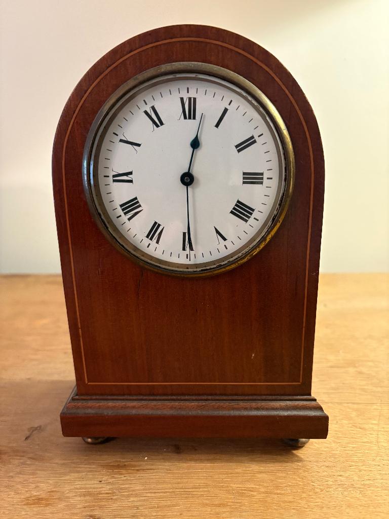 Houten Tafelklok ca. '30 jaren, Antiek en Kunst, Antiek | Klokken, Ophalen of Verzenden