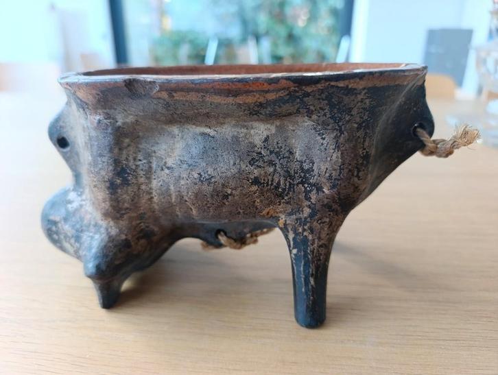 Oude keramische botervorm - koevorm - eind 19e eeuw, Antiek en Kunst, Curiosa en Brocante, Ophalen