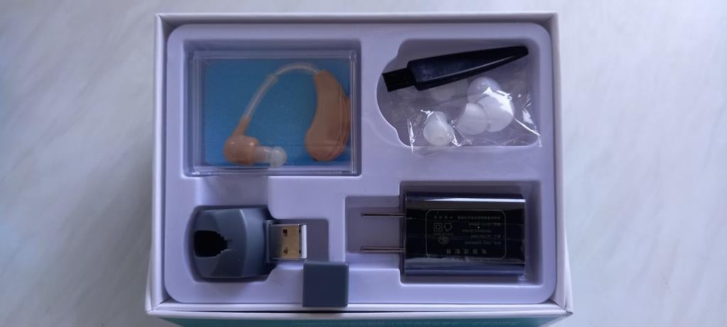 Nieuw hoortoestel opgeladen via USB, Ophalen of Verzenden