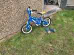 Fiets hot wheels kind met steun wielen, Ophalen, Gebruikt, Zijwieltjes