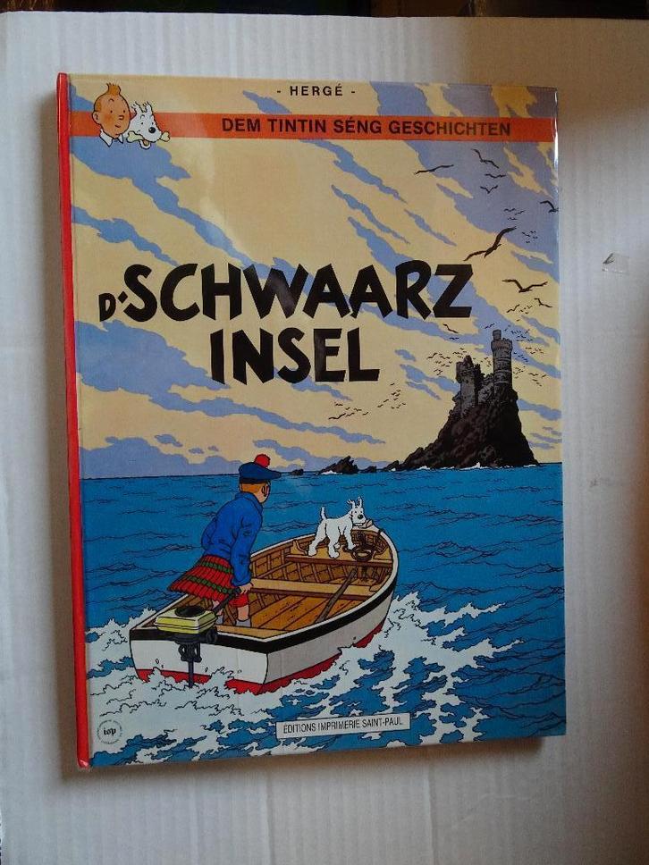 BD Tintin en luxembourgeois - L'île noire, Livres, BD, Comme neuf, Une BD, Enlèvement ou Envoi