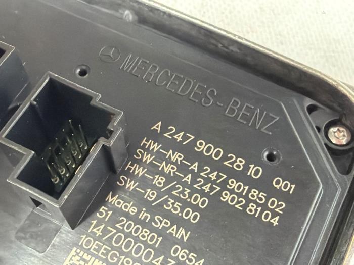 Module LED koplamp van een Mercedes A-Klasse, Auto-onderdelen, Verlichting, Mercedes-Benz, Gebruikt, 3 maanden garantie, Ophalen of Verzenden