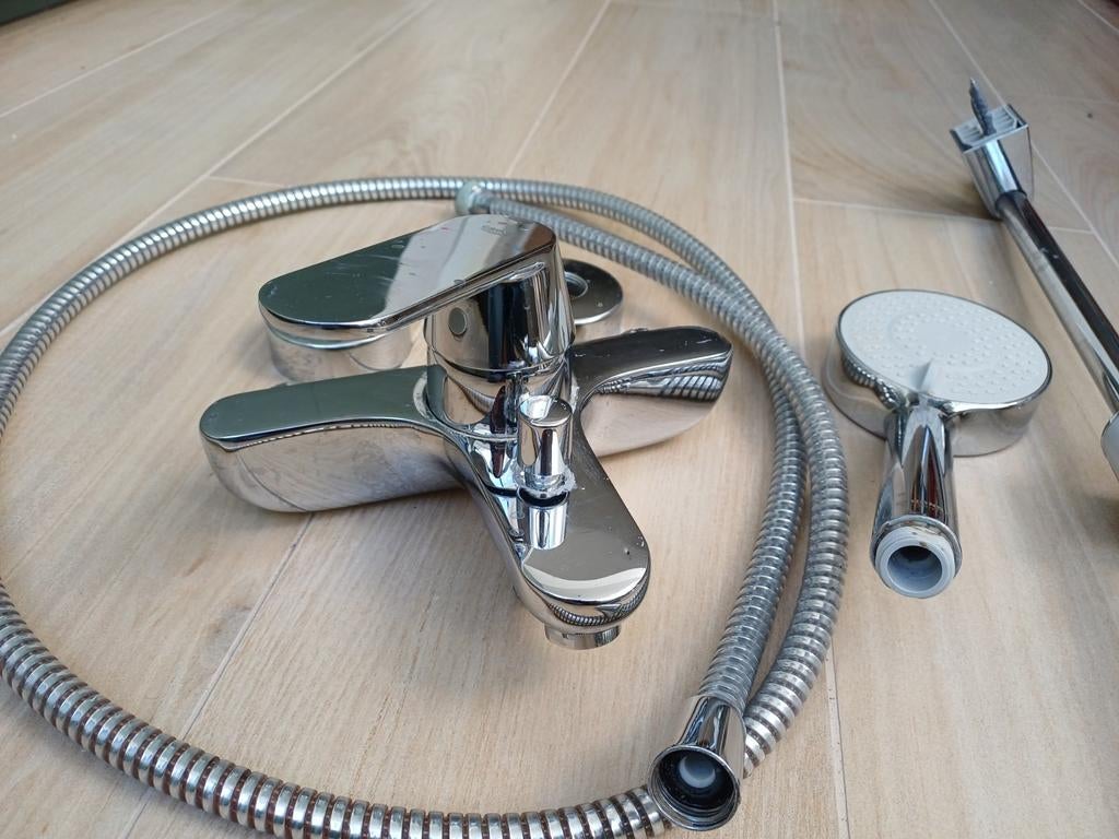 Mitigeur baignoire Grohe + pommeau douche Hansa, Enlèvement, Baignoire