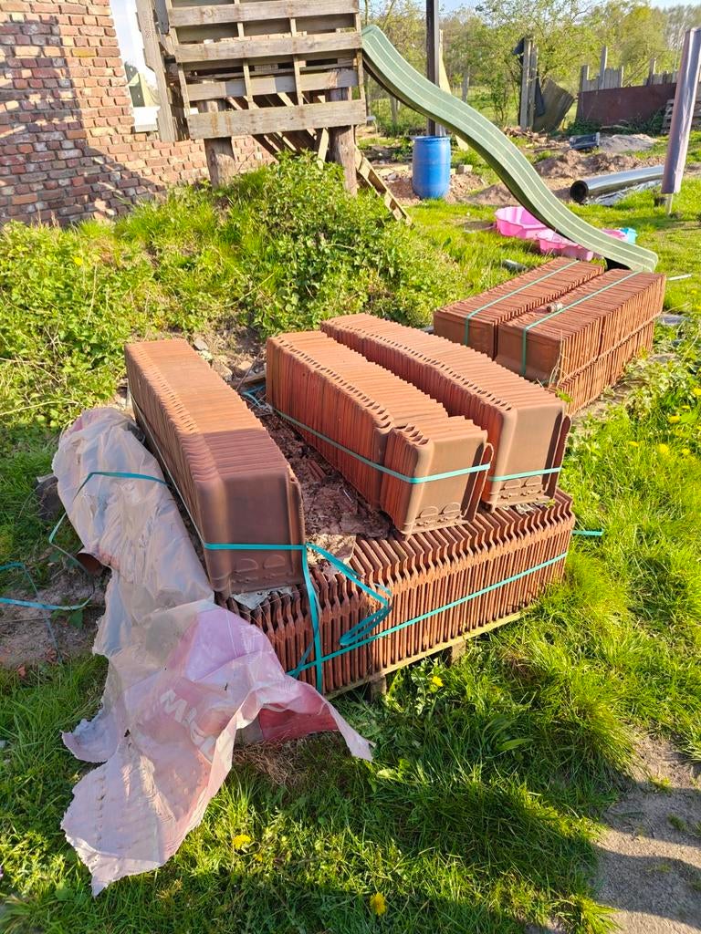 wienerbergen Stormpan 44 Rustiek dakpannen, Ophalen, Nieuw