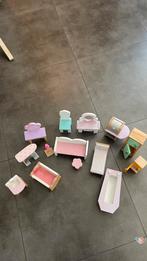 Houten meubels poppenhuis, Ophalen, Zo goed als nieuw