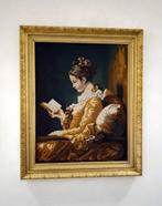 Canevas - Gobelin - Tapisserie - La Liseuse de Fragonard, Enlèvement, Utilisé