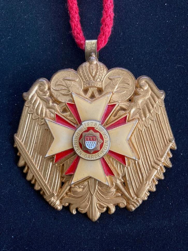 Carnaval medailles Prinzengarde Kölle - Keulen, Timbres & Monnaies, Pièces & Médailles, Autres matériaux, Enlèvement ou Envoi