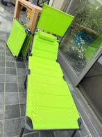 2 ligzetels voor caping, Tuin en Terras, Ophalen, Nieuw, Aluminium, Verstelbaar