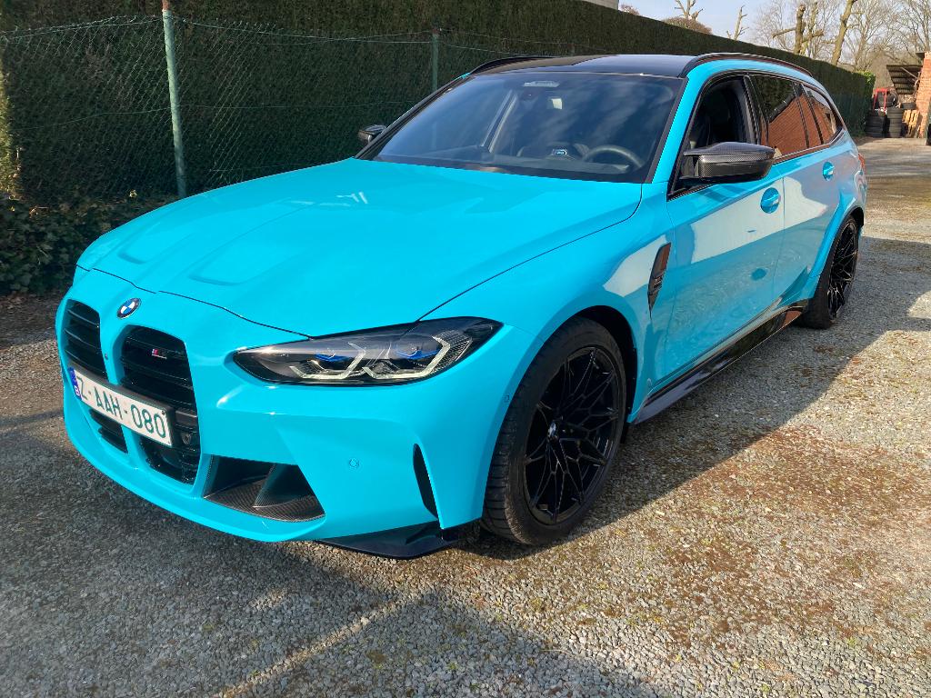 BMW M3 G81 Touring CS Competition XDrive full option carbon, Auto's, BMW, Particulier, 3 Reeks, 360° camera, 4x4, ABS, Achteruitrijcamera